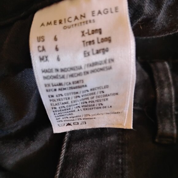 American Eagle Dream High Rise Jegging Black Jeans - Picture 5 of 5